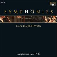 Franz Joseph Haydn: Symphonies Nos. 17-20 von Adam Fischer