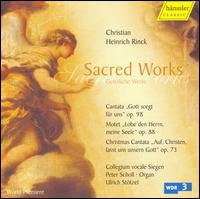 Christian Heinrich Rinck: Sacred Choral Works von Ulrich Stotzel
