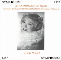 An Anthology of Song, Vol. 2 von Frieda Hempel