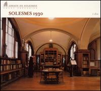 Solesmes 1930 von Saint Pierre de Solesmes Abbey Monks' Choir