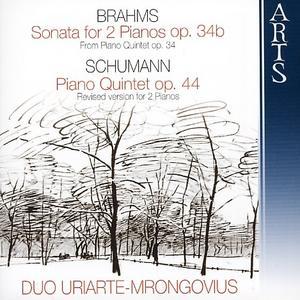 Brahms: Sonata for 2 pianos; Schumann: Piano Quintet von Duo Uriarte-Mrongrovius
