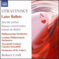 Stravinsky: Later Ballets von Robert Craft