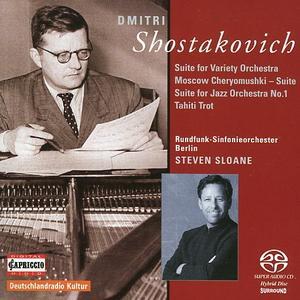 Shostakovich: Suite for Variety Orchestra; Moscow Cheryomushki; Etc. [Hybrid SACD] von Steven Sloane