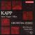 Kapp Family Orchestral Works von Neeme Järvi