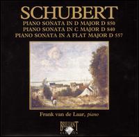Schubert: Piano Sonatas, D850, D840, D557 von Frank van de Laar