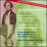 Mendelssohn Bartholdy: Konzert für Violine, Klavier und Orchester; Konzert für Violine und Orchester  von Ursula Schoch