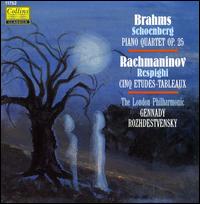 Brahms: Piano Quartet; Rachmaninov: Cinq Etudes-Tableaux von Gennady Rozhdestvensky