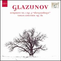 Glazunov: Symphony No. 1 "Slavyanskaya"; Violin Concerto von Valery Polyansky