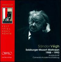 Sándor Végh: Salzburger Mozart-Matineen von András Schiff