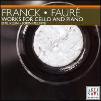 Franck, Fauré: Works for Cello & Piano von Emil Klein