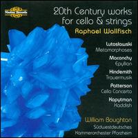 20th Century Works for Cello & Strings von William Boughton