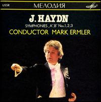 Haydn: Symphonies "A", "B", Nos. 1-3 von Mark Ermler