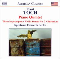 Ernst Toch: Piano Quintet von Spectrum Concerts Berlin