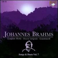 Brahms: Songs &  Duets Vol. 7 von Letizia Scherrer