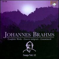 Brahms: Songs Vol. 12 von Various Artists