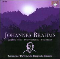 Johannes Brahms: Gesang der Parzen; Alto Rhapsody; Rinaldo von Gerd Albrecht