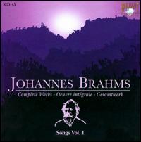 Johannes Brahms: Songs, Vol. 1 von Christian Elsner