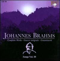 Johannes Brahms: Songs, Vol. 10 von Lenneke Ruiten