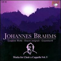 Brahms: Works for Choir a Cappella, Vol. 5 von Chamber Choir of Europe