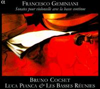 Francesco Geminiani: Sonates pour violoncello avec la basse continue von Les Basses Réunies