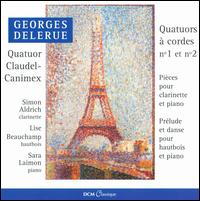 Georges Delerue: Quatuors à von Quatuor Claudel-Canimex