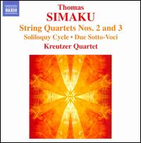 Thomas Simaku: String Quartets Nos. 2 & 3 von Kreutzer Quartet