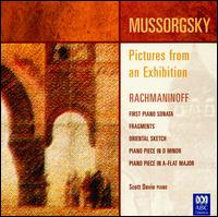Mussorgsky: Pictures from an Exhibition; Rachmaninoff: First Piano Sonata; Fragments; Etc., von Scott Davie