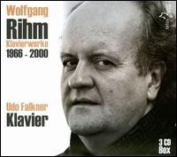 Wolfgang Rihm: Klavierwerke, 1966-2000 von Udo Falkner