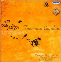 Tommaso Giordani: 6 Trios for German Flute, Viola and Cello von Various Artists