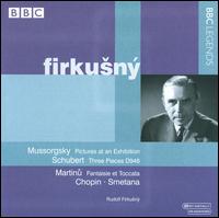 Firkusny plays Mussorgsky, Schubert, Martinu, Chopin & Smetana von Rudolf Firkusny
