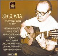 The Asconia Recital and Others von Andrés Segovia