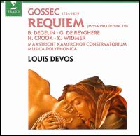 François-Joseph Gossec: Requiem (Missa Pro Defunctis) von Louis Devos