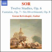 Fernando Sor: Twelve Studies; Fantasie; Six Divertimenti von Goran Krivokapic