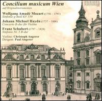 Mozart: Sinfonie, K. 550; Michael Haydn: Violin Concerto; Schubert: Sinfonie No. 5 von Concilium Musicum, Vienna