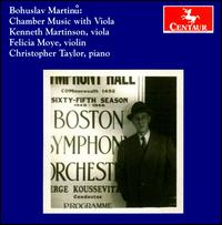 Martinu: Chamber Music with Viola von Kenneth Martinson