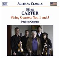 Elliott Carter: String Quartets Nos. 1 & 5 von Pacifica Quartet