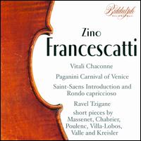 Zino Francescatti plays Favourite Violin Pieces von Zino Francescatti