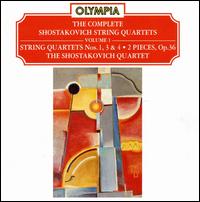 Shostakovich: String Quartets Nos. 1, 3, 4; Two Pieces, Op. 36 von Shostakovich Quartet