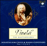 Vivaldi: Sonatas for Cello & Basso Continuo, Nos. 1-5 von Jaap ter Linden