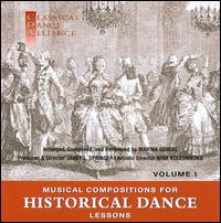 Musical Compositions for Historical Dance Lessons, Vol. 1 von Marina Gendel