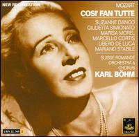 Mozart: Così fan tutte von Karl Böhm
