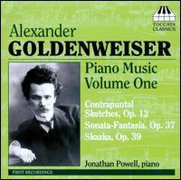 Alexander Goldenweiser: Piano Music, Volume 1 von Jonathan Powell