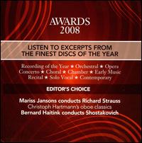 Gramophone Awards 2008 von Various Artists