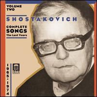Shostakovich: Vocal Cycles of the Last Years, 1965-74 von Various Artists