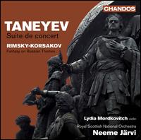 Taneyev: Suite de Concert; Rimsky-Korsakov: Fantasy on Russian Themes von Neeme Järvi