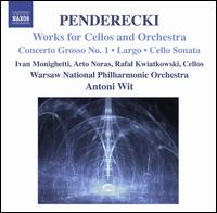Krzysztof Penderecki: Works for Cellos and Orchestra von Antoni Wit