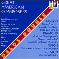 Great American Composers: Hanson, Diamond, Piston, Creston von Gerard Schwarz