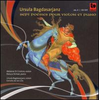 Ursula Bagdasarjanz: Sept Poésies pour Violon et Piano von Melanie Di Cristino