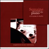 15e Semaine Internationale de Piano et Musique de Chambre von Various Artists