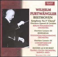 Beethoven: Symphony No. 9; Overtures, etc. von Wilhelm Furtwängler